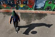 Jugendlicher Fu�baller in S�dafrika: "Spielern fr�hzeitig etwas beibringen"